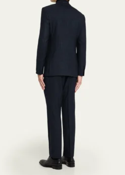 TOM FORDMen's Check Single-Breasted Suit