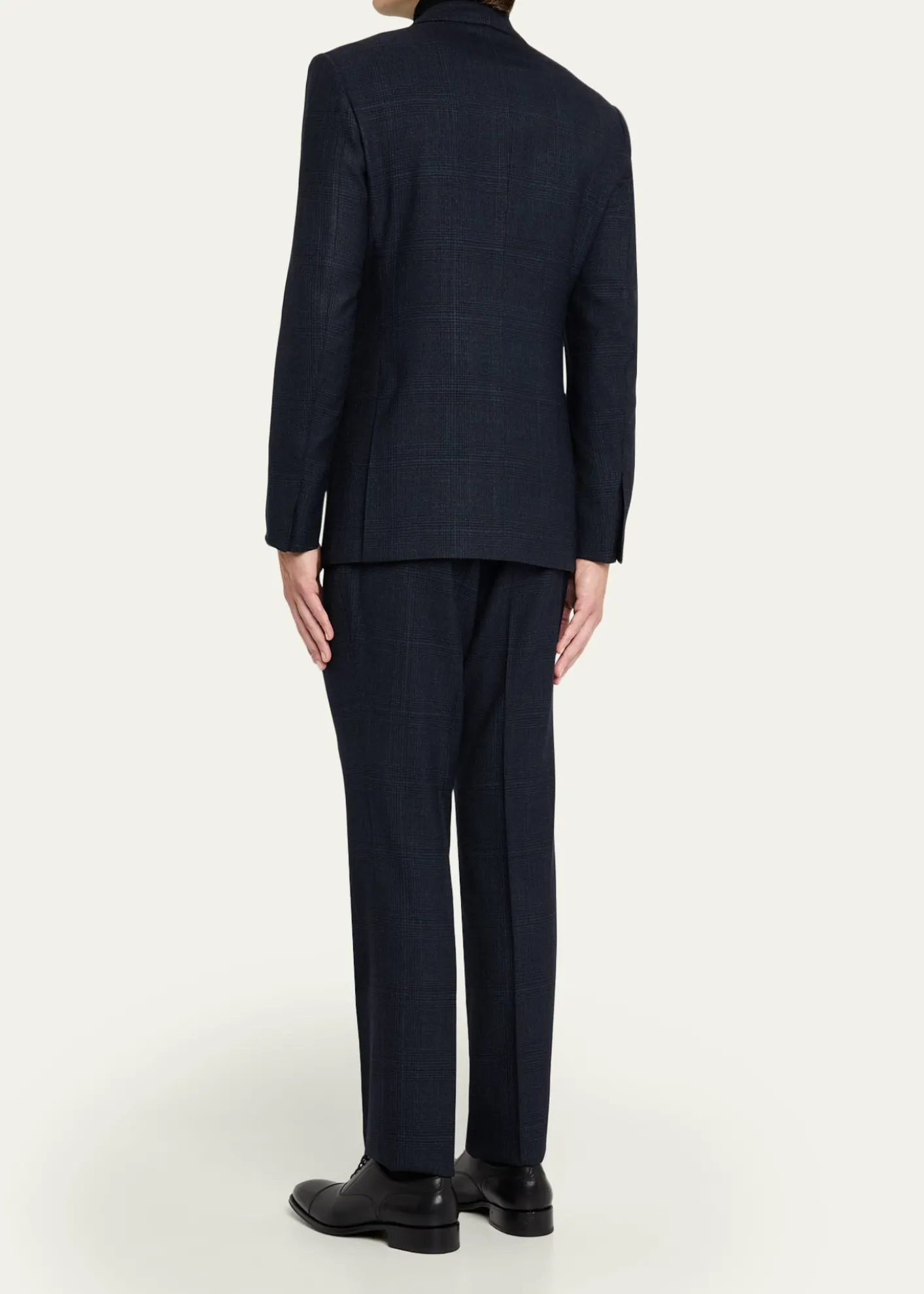 TOM FORDMen's Check Single-Breasted Suit