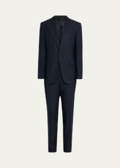 TOM FORDMen's Check Single-Breasted Suit