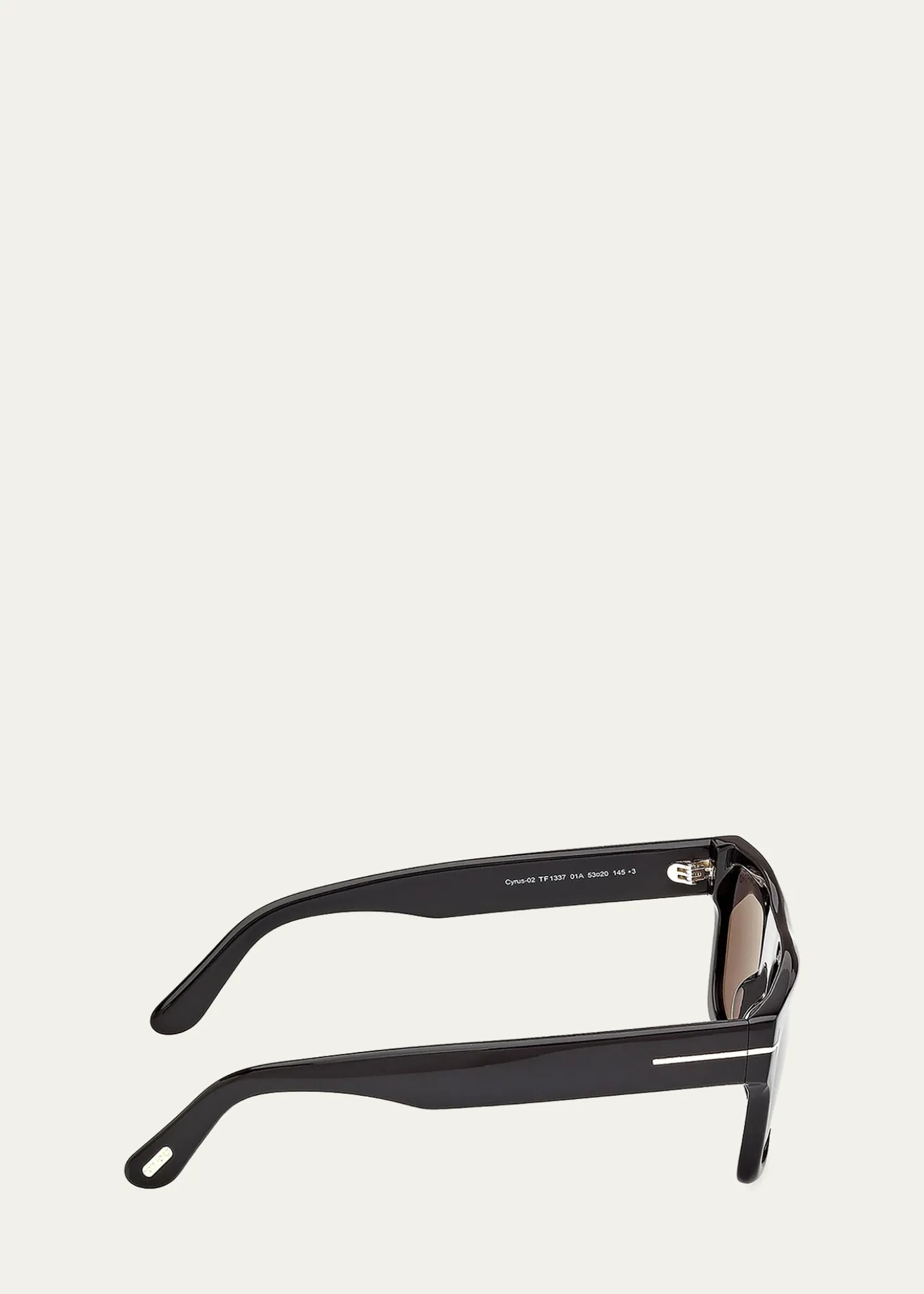TOM FORDMen's Cyrus 02 53mm Square Acetate Sunglasses