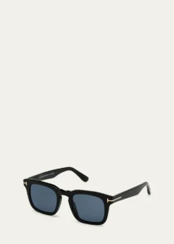 TOM FORDMen's Dax Square Acetate Sunglasses