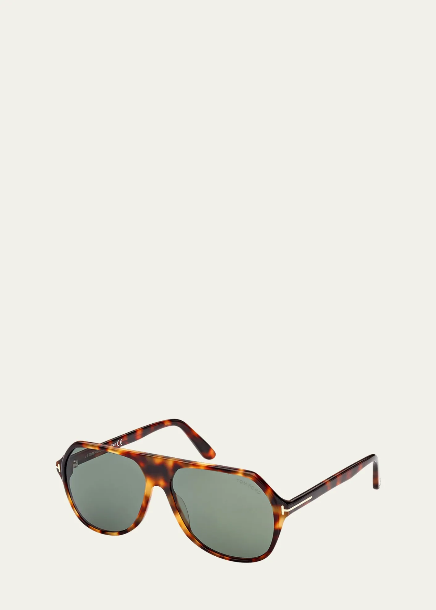 TOM FORDMen's Hayes T-Logo Square Sunglasses