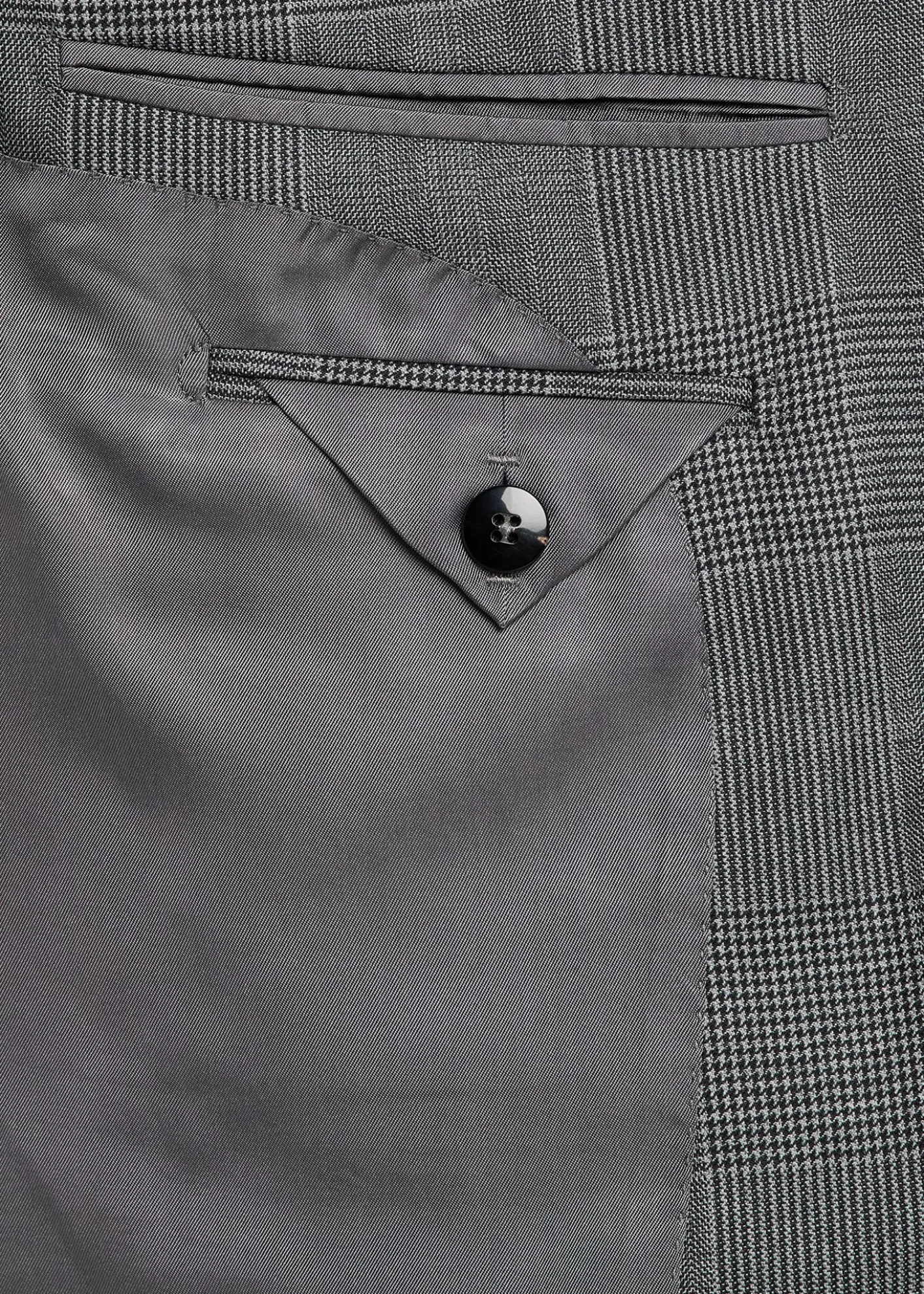 TOM FORDMen's Herringbone Wool Prince of Wales Peak-Lapel Suit