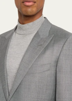 TOM FORDMen's Modern Fit Sharkskin Suit