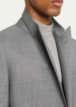 TOM FORDMen's Modern Fit Sharkskin Suit