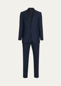 TOM FORDMen's Shelton Herringbone Stripe Suit