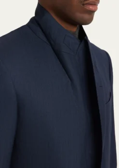TOM FORDMen's Shelton Herringbone Stripe Suit