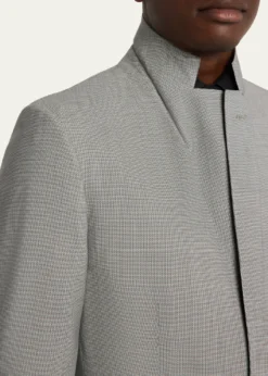 TOM FORDMen's Wool Basketweave Notch-Lapel Two-Piece Suit