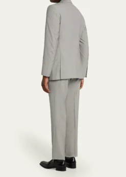 TOM FORDMen's Wool Basketweave Notch-Lapel Two-Piece Suit