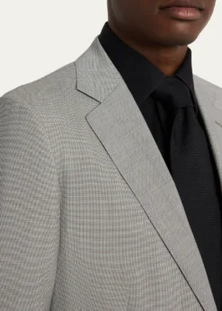 TOM FORDMen's Wool Basketweave Notch-Lapel Two-Piece Suit