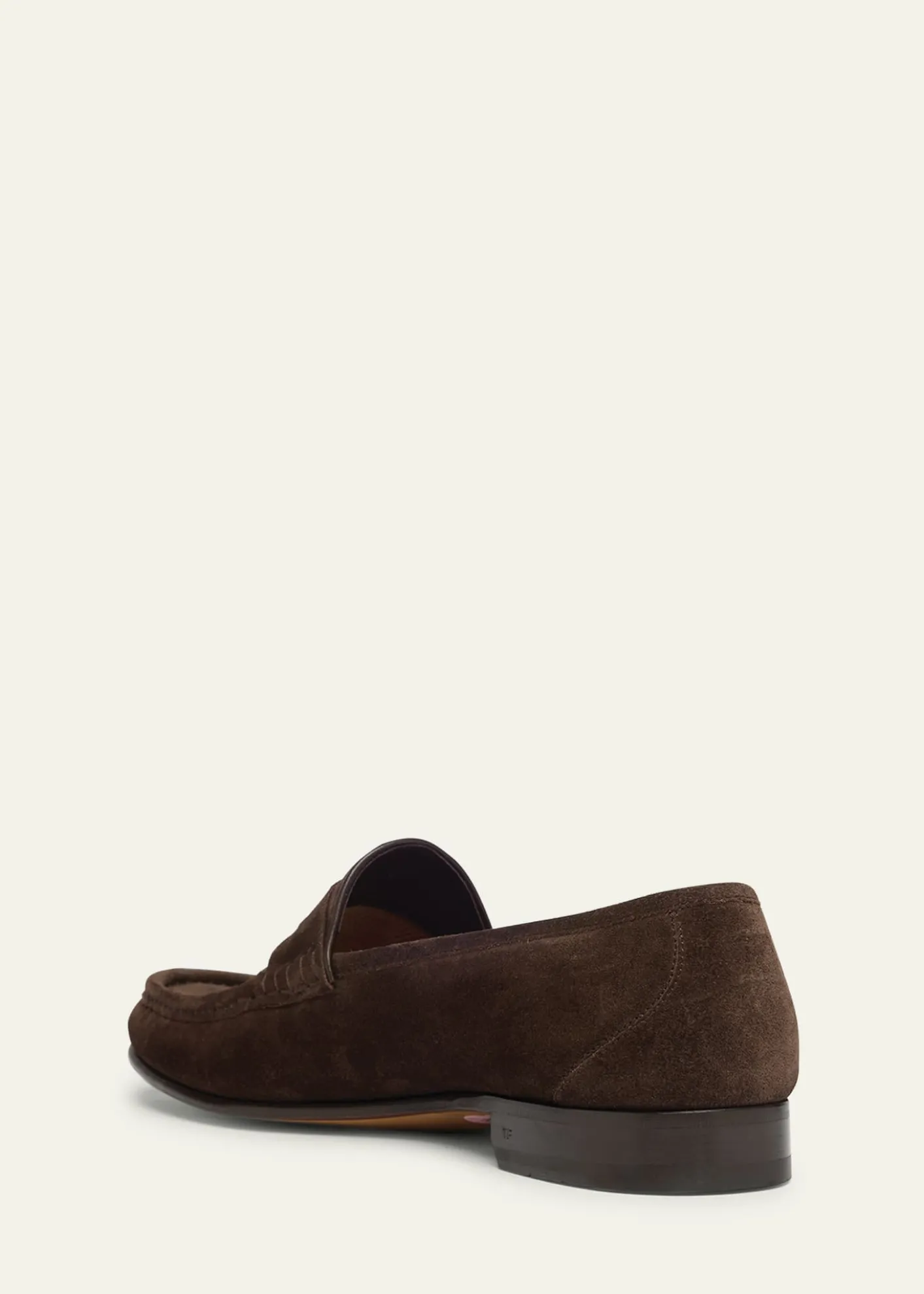 TOM FORDMen's York Suede Penny Loafers