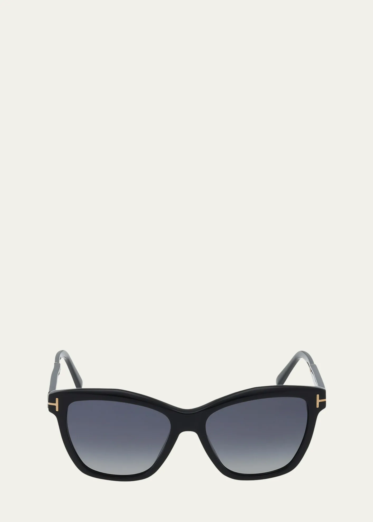 TOM FORDPolarized Acetate & Metal Cat-Eye Sunglasses