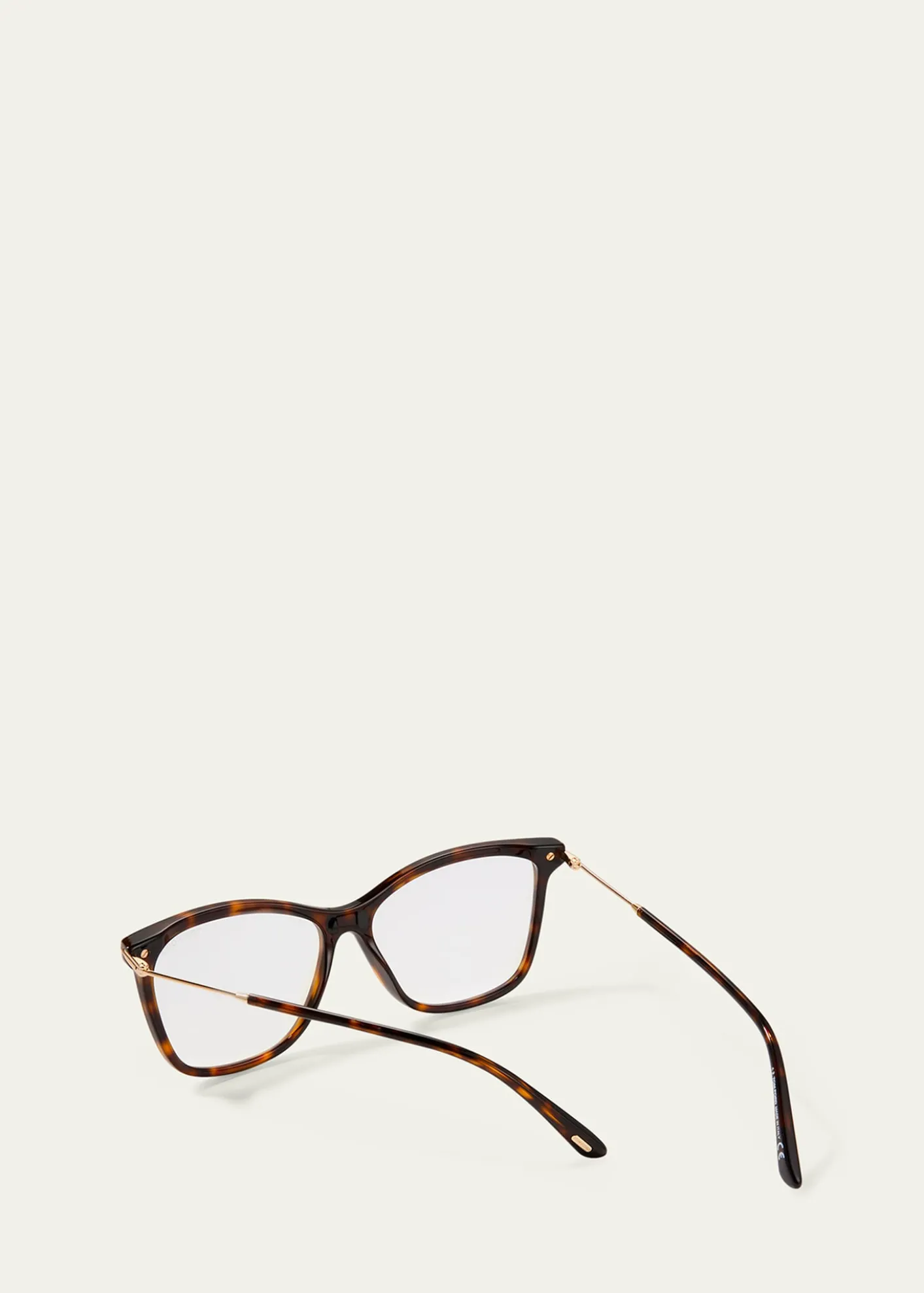 TOM FORDSquare Metal and Acetate Optical Glasses