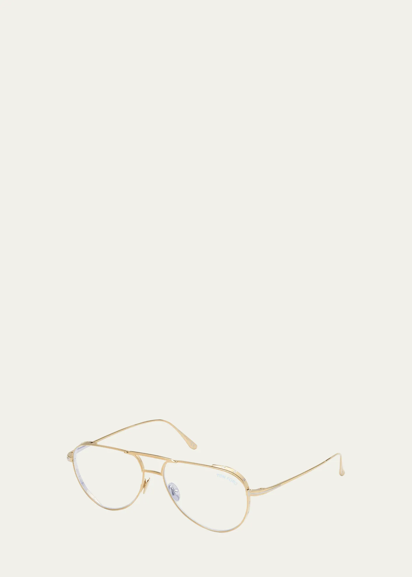 TOM FORDTitanium Aviator Optical Frames
