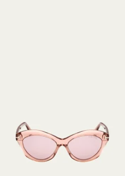 TOM FORDToni Acetate Oval Sunglasses