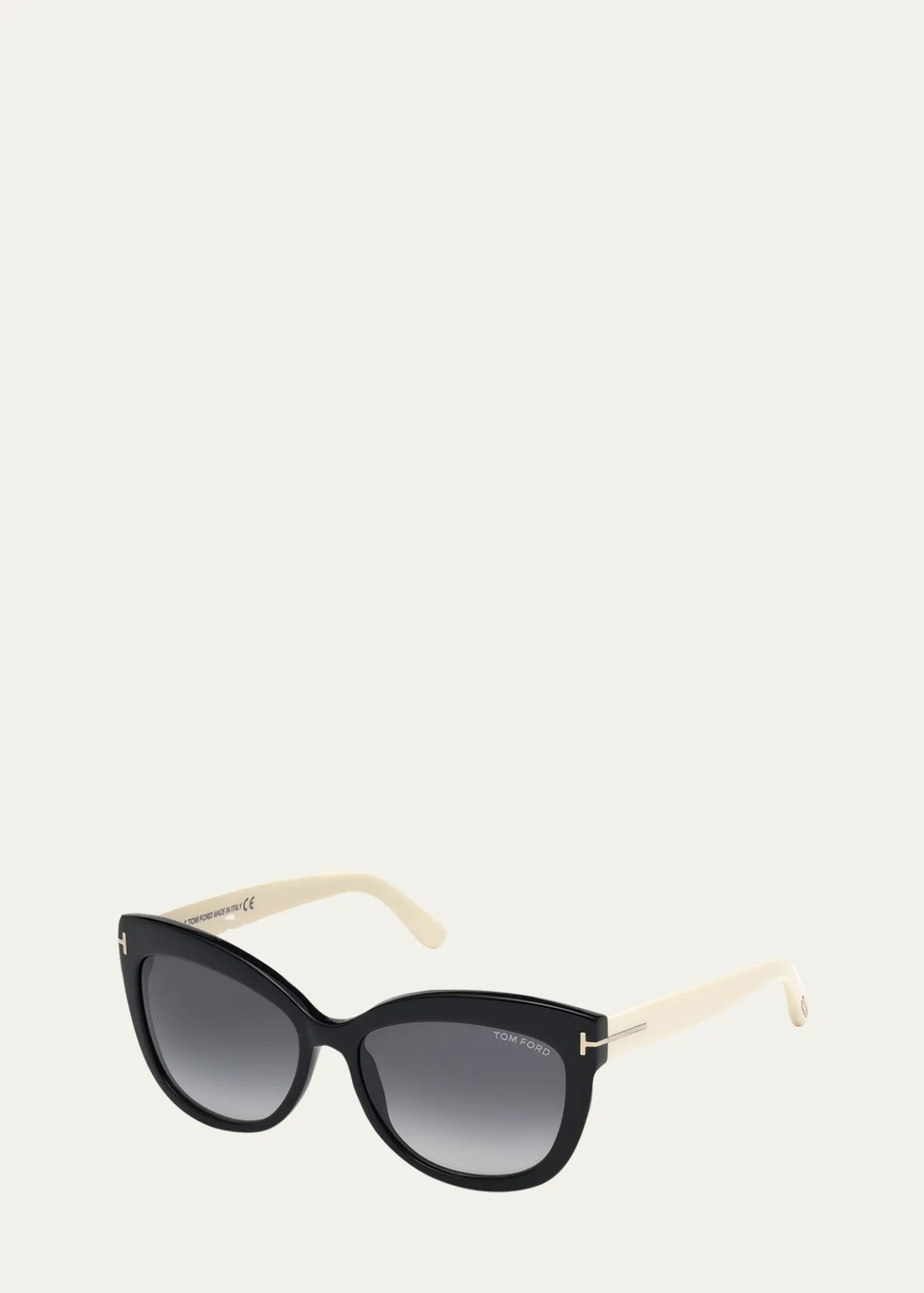 TOM FORDAlistair Two-Tone Squared Cat-Eye Sunglasses