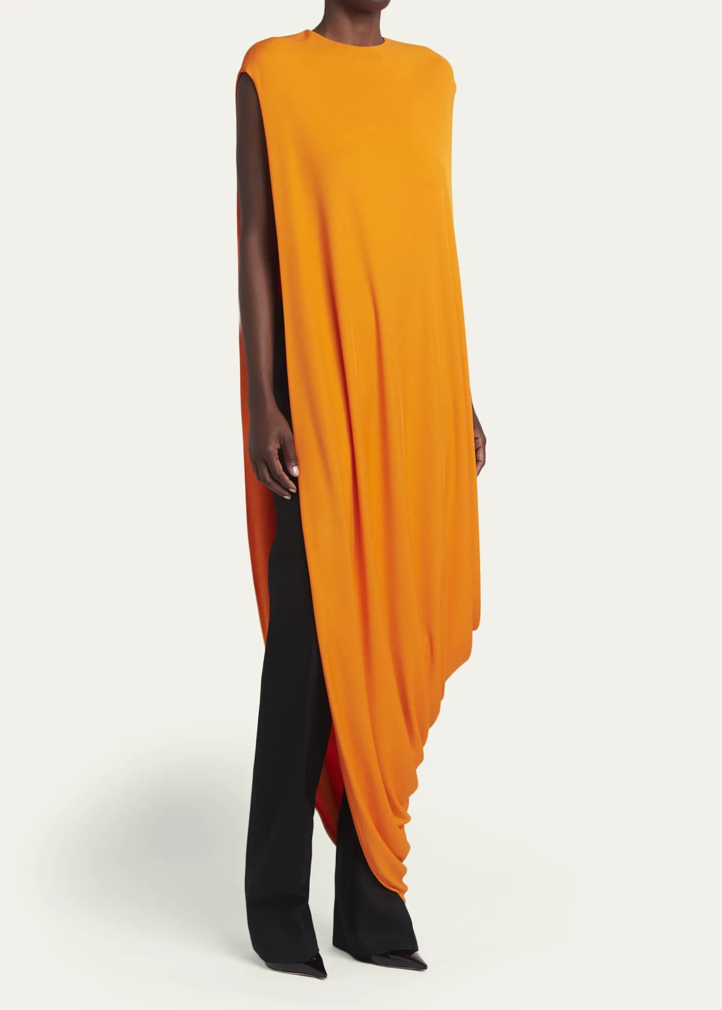 TOM FORDAsymmetric Draped Tunic Top