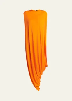 TOM FORDAsymmetric Draped Tunic Top