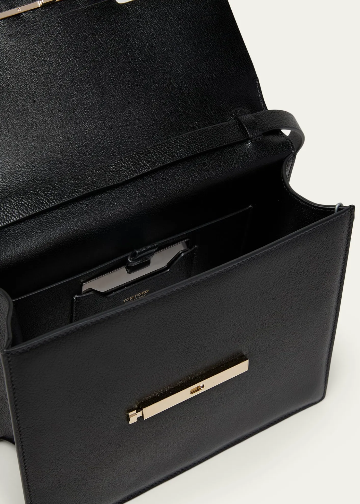 TOM FORDAube Small Leather Top-Handle Bag