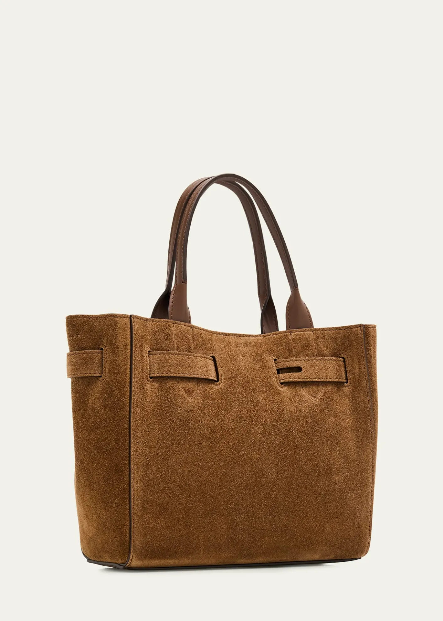 TOM FORDAudrey Small Belted Tote Bag in Suede