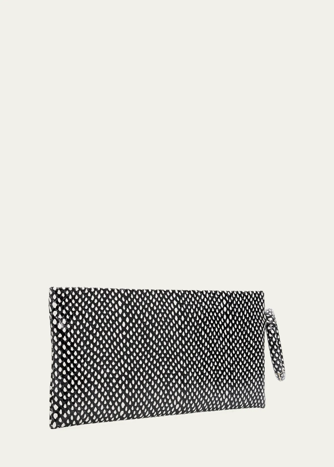 TOM FORDAura Snake-Effect Leather Clutch