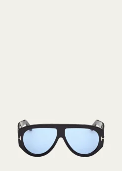 TOM FORDBronson 60MM Acetate Pilot Sunglasses