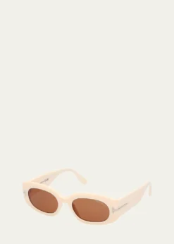 TOM FORDCielle Oval Acetate Sunglasses