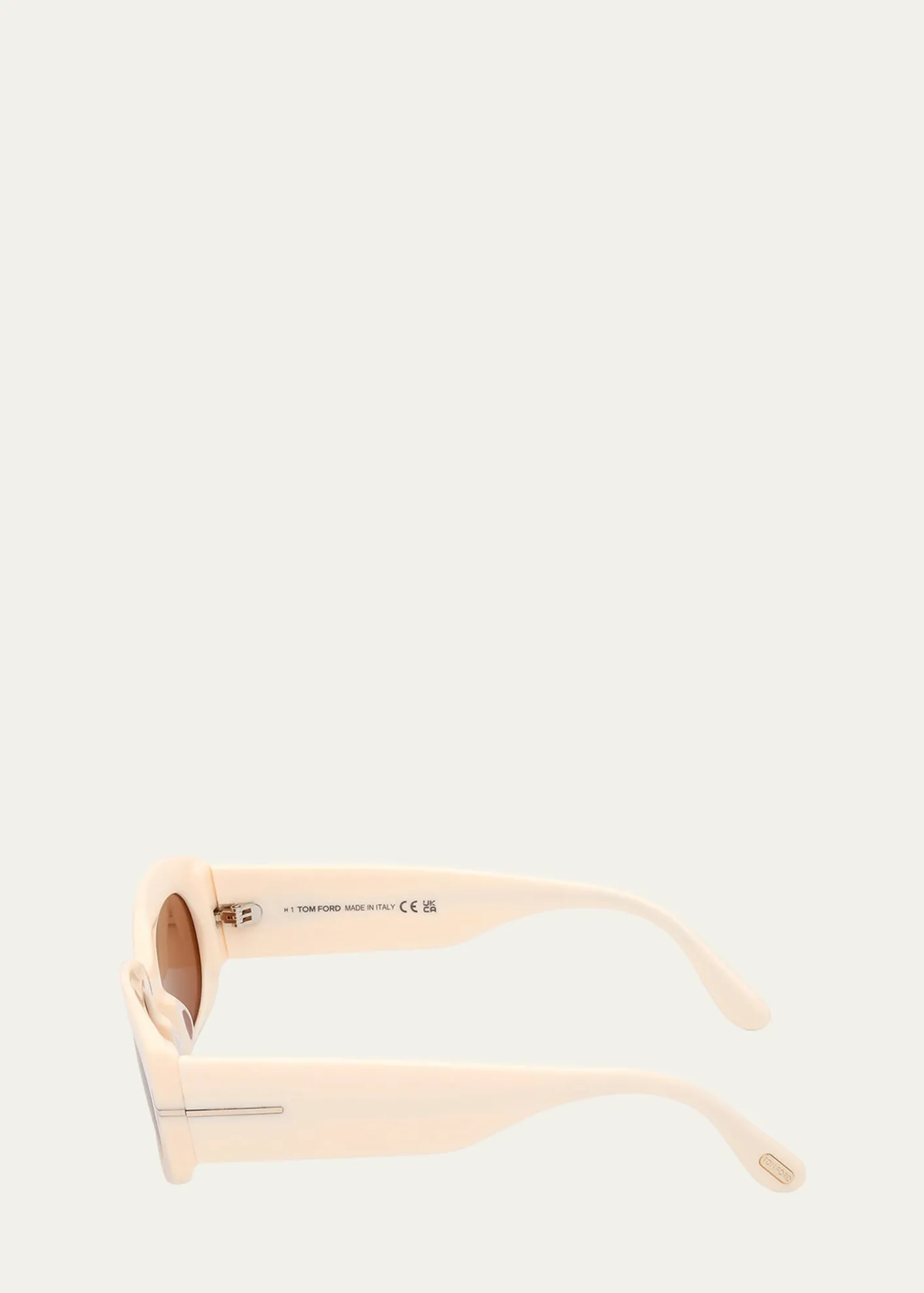 TOM FORDCielle Oval Acetate Sunglasses