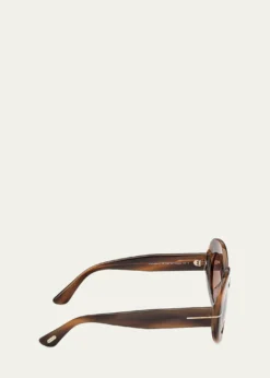 TOM FORDClaudette 51MM Oval Sunglasses