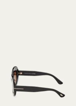 TOM FORDClaudette 51MM Oval Sunglasses