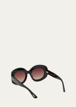 TOM FORDClaudette 51MM Oval Sunglasses