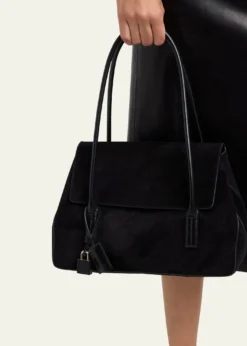 TOM FORDEclipse Medium Suede & Leather Shoulder Bag