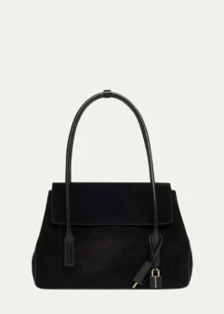TOM FORDEclipse Medium Suede & Leather Shoulder Bag
