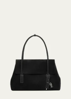 TOM FORDFlap-Top Suede Shoulder Bag