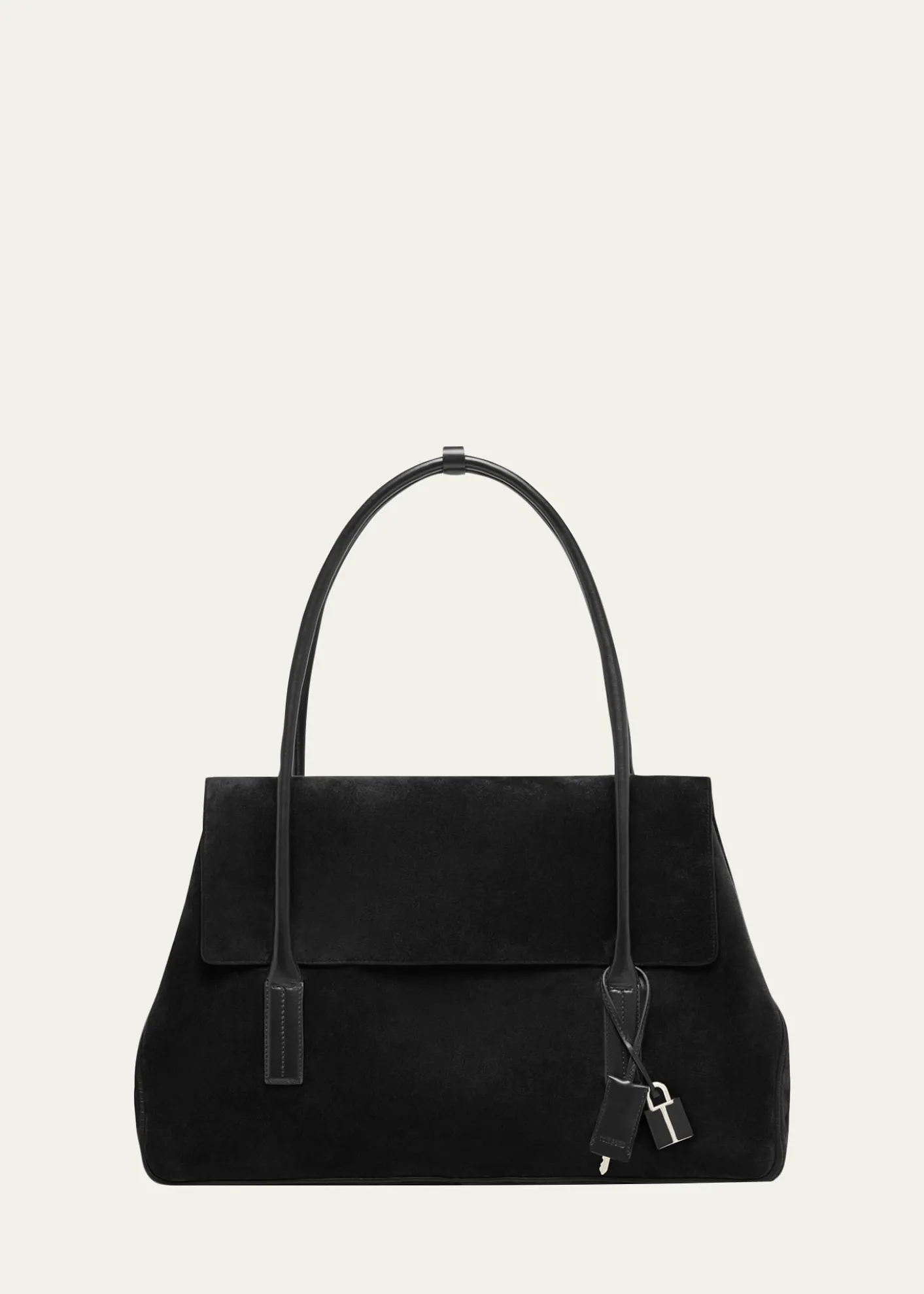 TOM FORDFlap-Top Suede Shoulder Bag