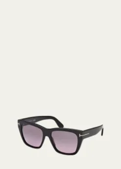 TOM FORDFlynn 55MM Square Sunglasses