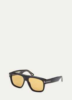 TOM FORDIcon T-Monogram Aviator Sunglasses