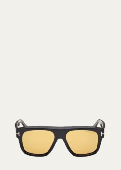 TOM FORDIcon T-Monogram Aviator Sunglasses