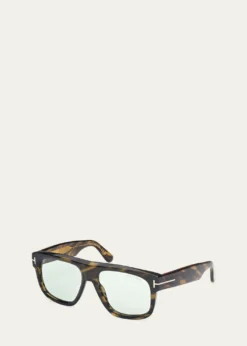 TOM FORDIcon T-Monogram Aviator Sunglasses