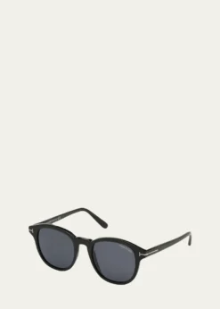 TOM FORDJameson Round Acetate Sunglasses