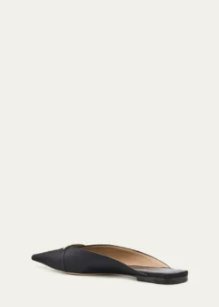 TOM FORDJulianna Satin Pointed-Toe Flats