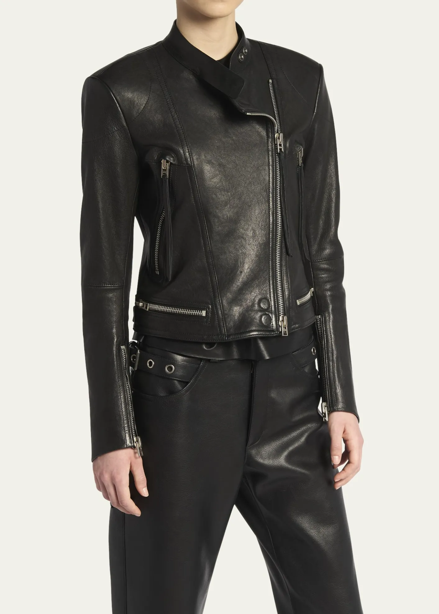 TOM FORDLeather Moto Jacket