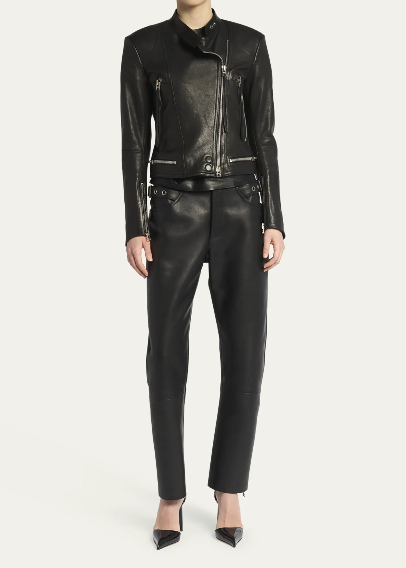 TOM FORDLeather Moto Jacket