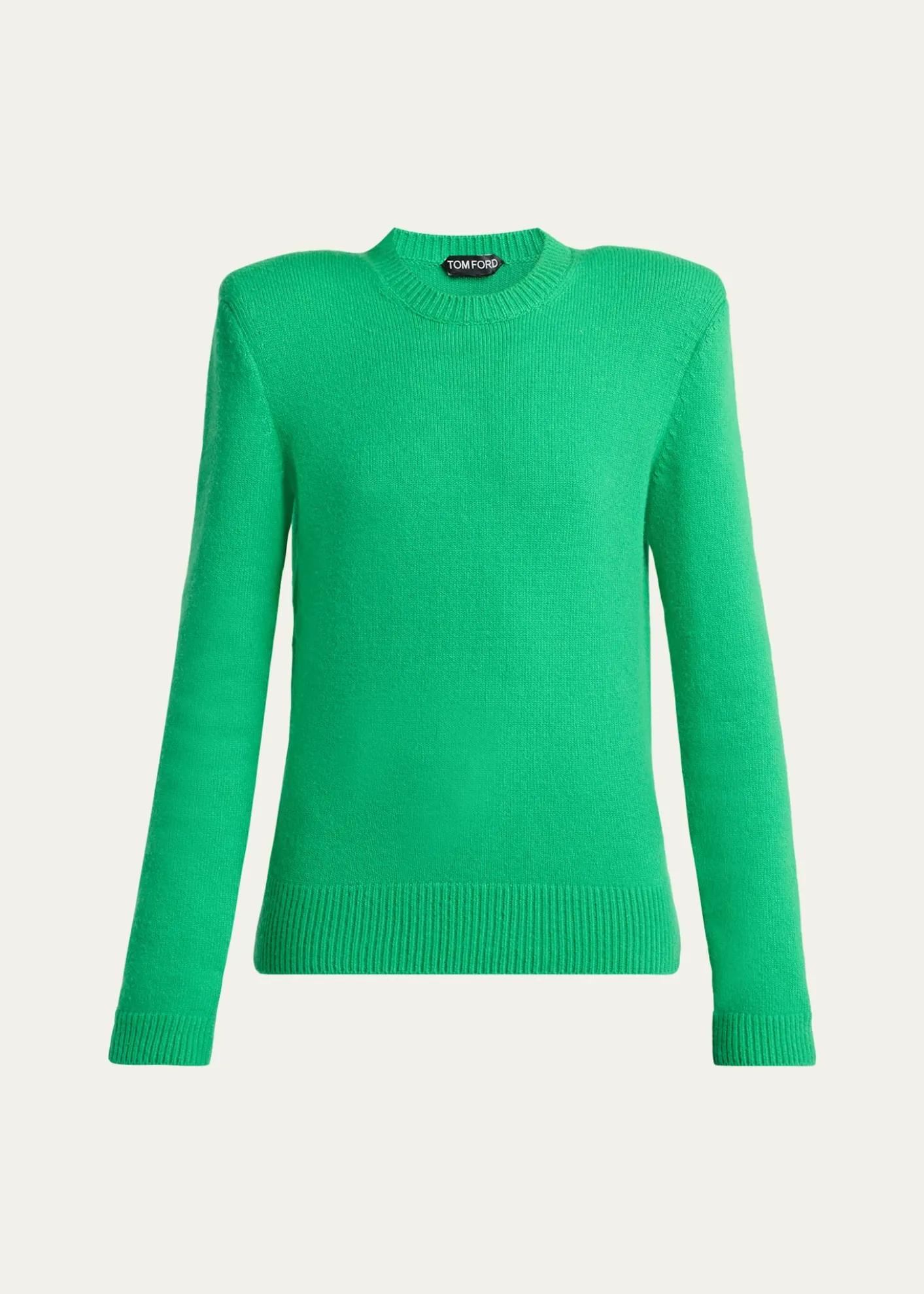 TOM FORDLong-Sleeve Cotton Crewneck Sweater