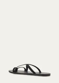 TOM FORDMen's Alfred Suede & Leather Toe-Ring Sandals