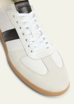 TOM FORDMen's Archer Suede and Leather Low-Top Sneakers