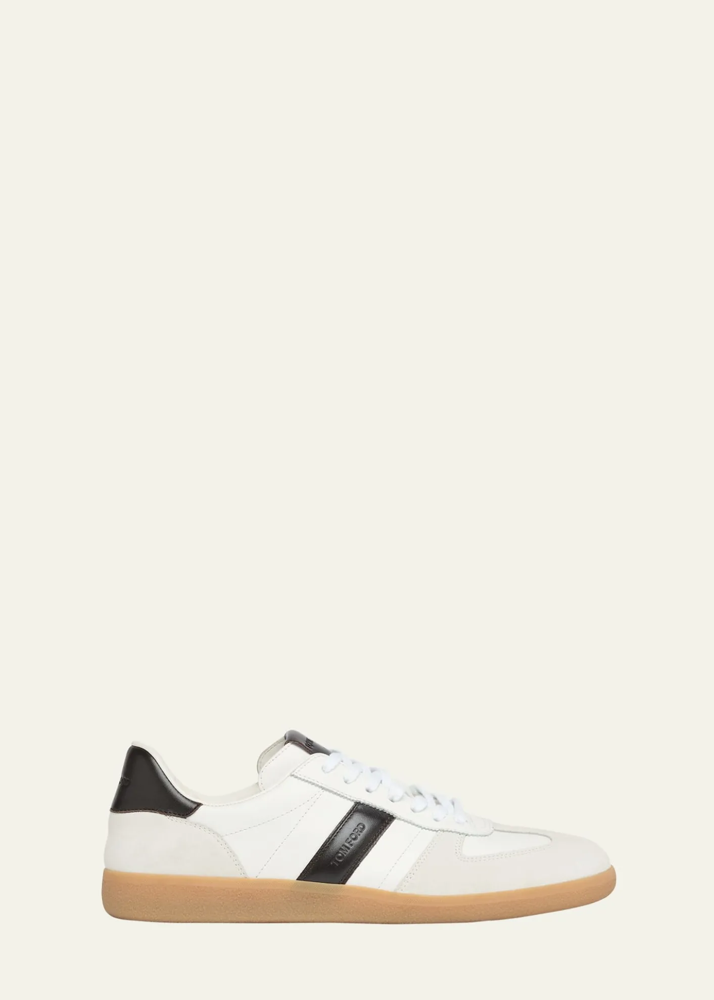 TOM FORDMen's Archer Suede and Leather Low-Top Sneakers