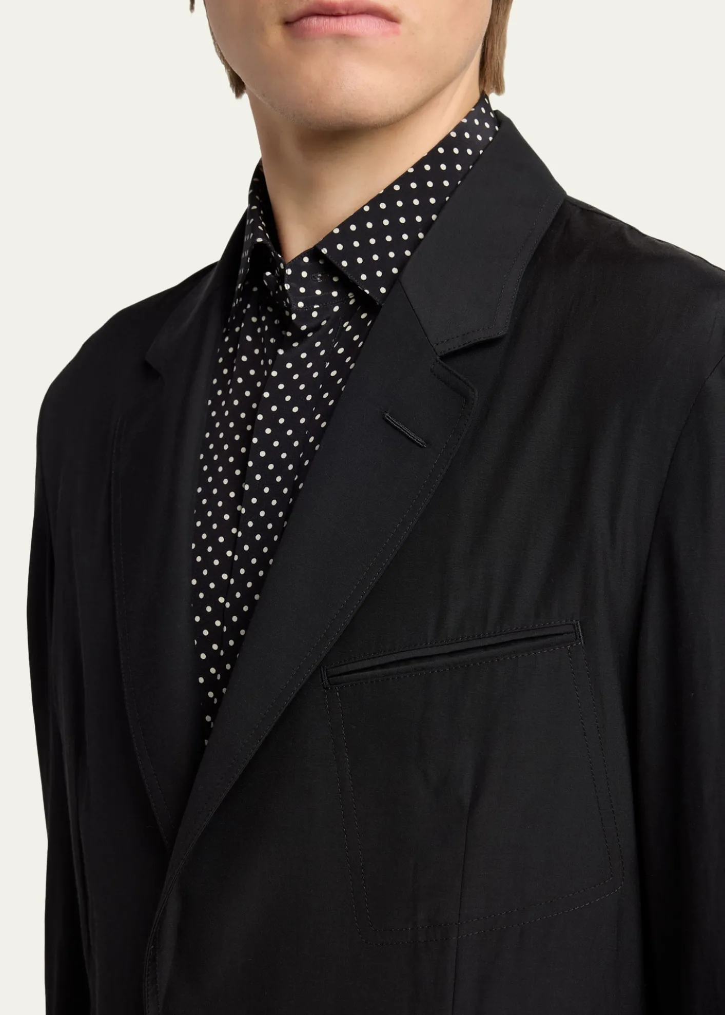 TOM FORDMen's Besom-Pocket Single-Breasted Blazer