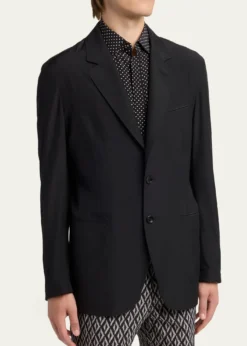 TOM FORDMen's Besom-Pocket Single-Breasted Blazer