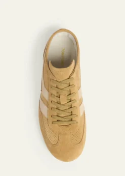 TOM FORDMen's Brook Suede Low-Top Sneakers